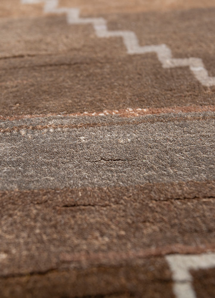 manchaha blue bamboo silk hand knotted Rug - CloseUp