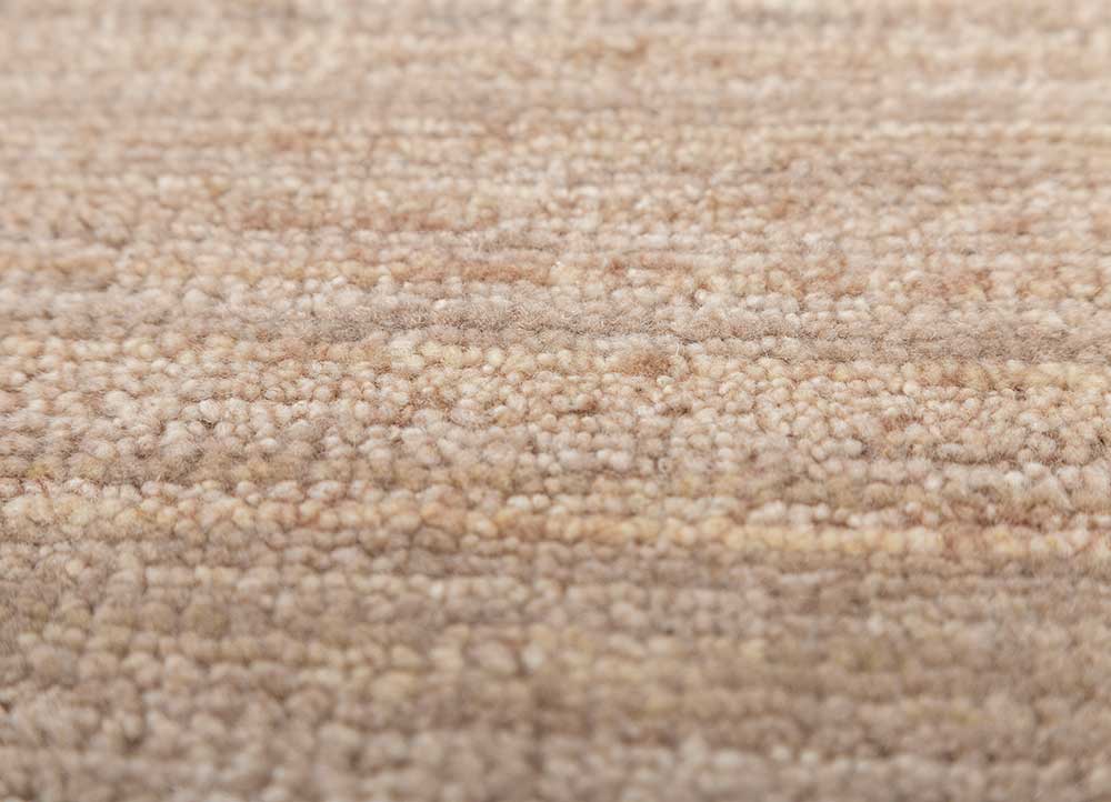 blythe beige and brown afghan wool hand knotted Rug - CloseUp
