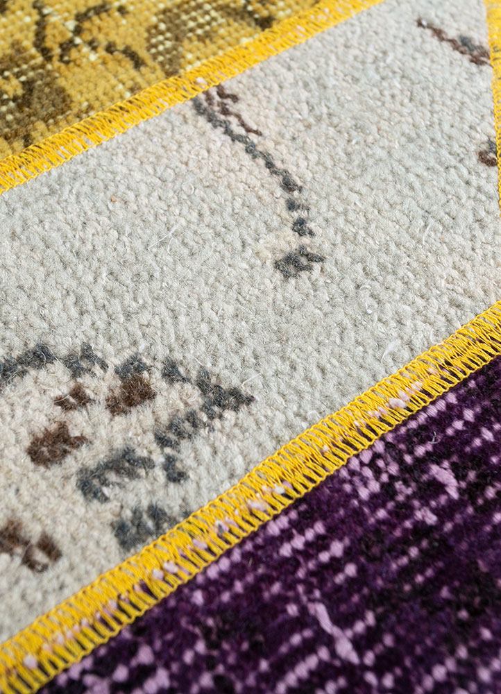 provenance multi wool hand knotted Rug - CloseUp