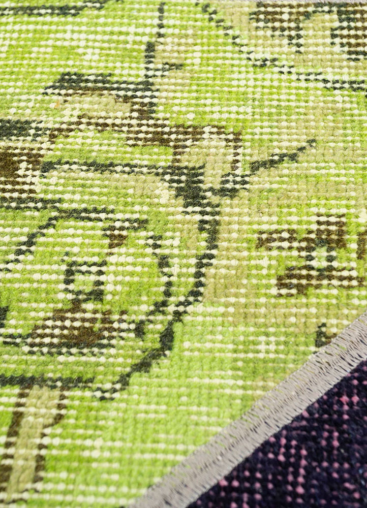 provenance multi wool hand knotted Rug - CloseUp