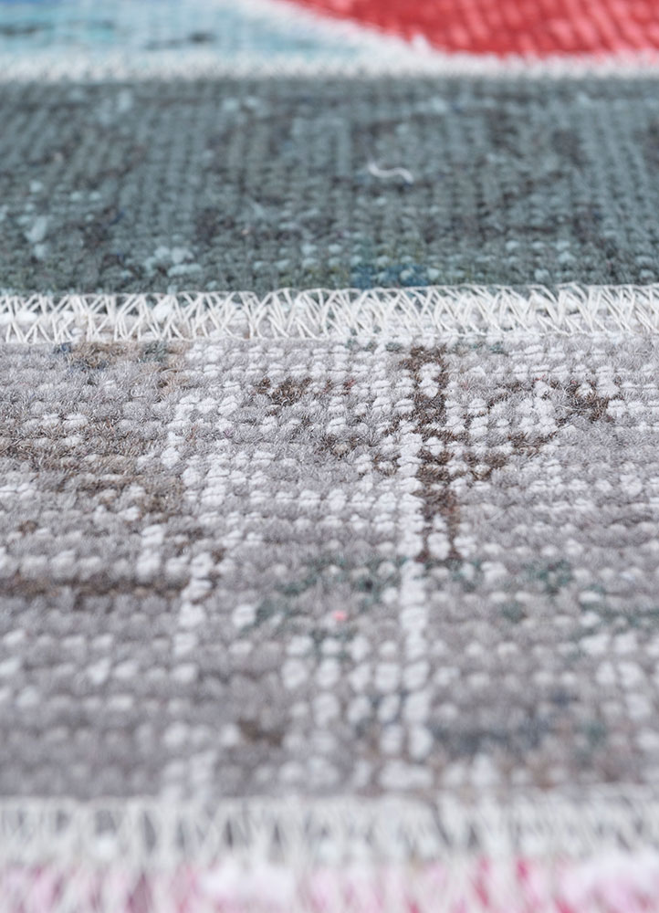 provenance multi wool hand knotted Rug - CloseUp