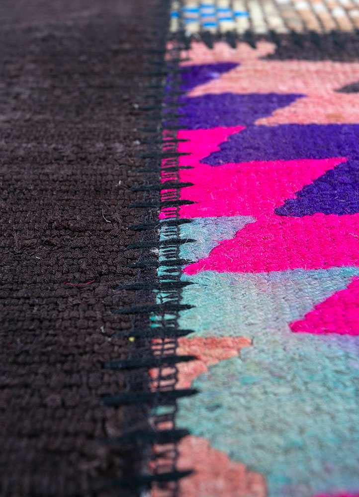 provenance multi wool hand knotted Rug - CloseUp