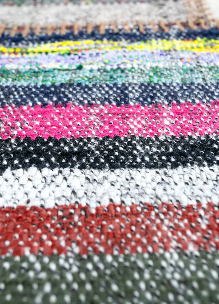 provenance multi wool hand knotted Rug - CloseUp