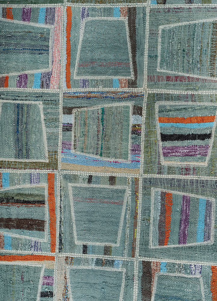 provenance ivory wool hand knotted Rug - CloseUp