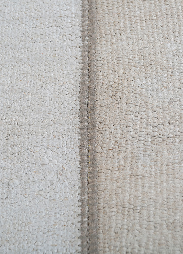 provenance ivory wool hand knotted Rug - CloseUp