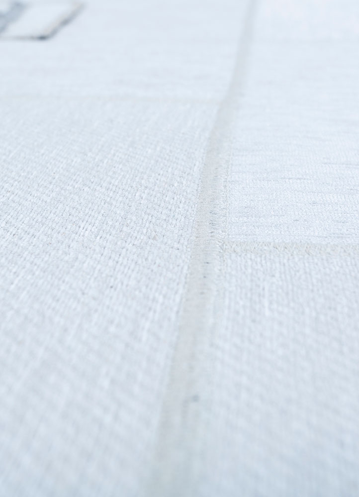 provenance ivory wool hand knotted Rug - CloseUp