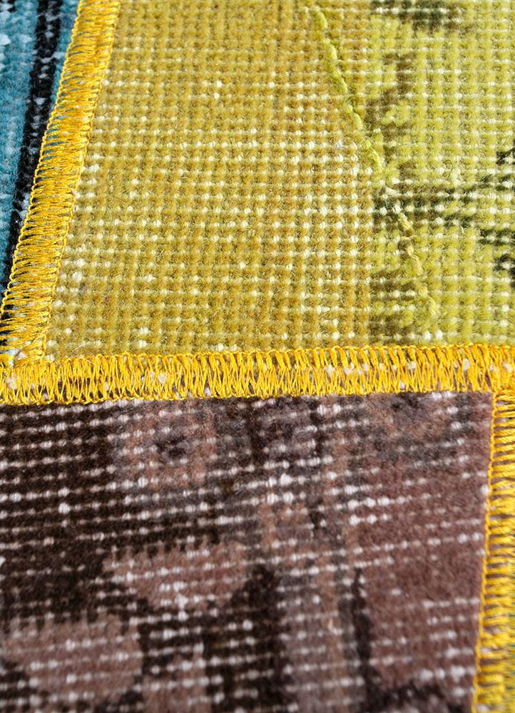 provenance multi wool hand knotted Rug - CloseUp