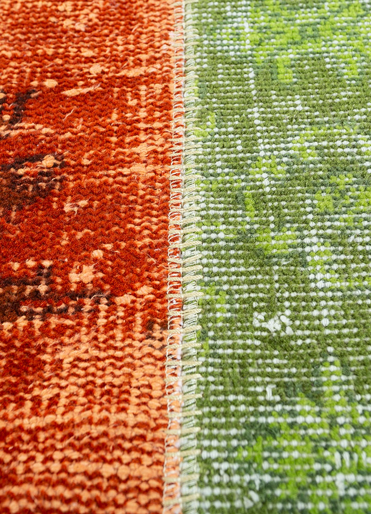 provenance multi wool hand knotted Rug - CloseUp