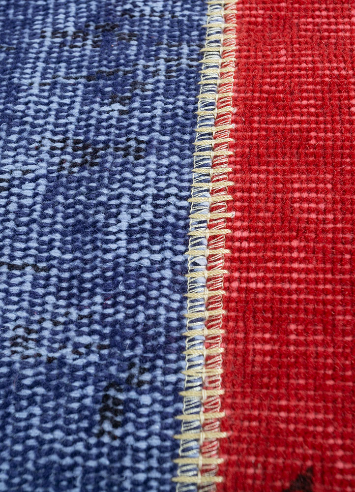 provenance multi wool hand knotted Rug - CloseUp