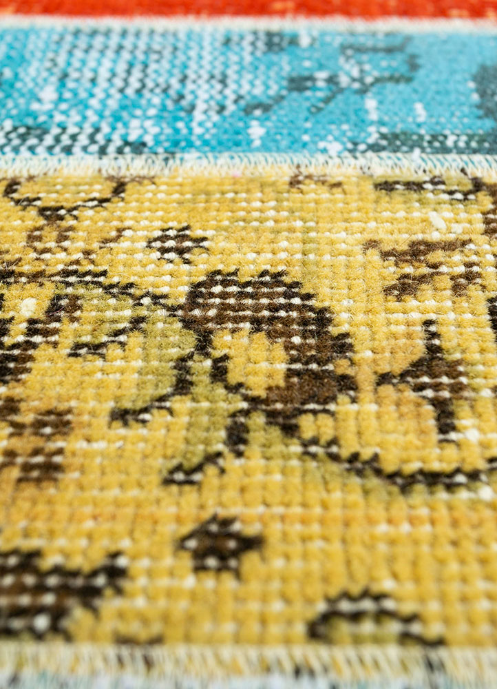 provenance multi wool hand knotted Rug - CloseUp