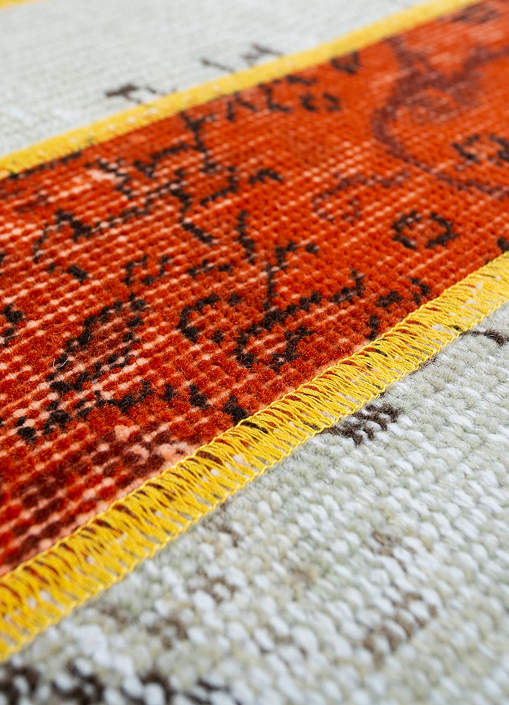 provenance multi wool hand knotted Rug - CloseUp