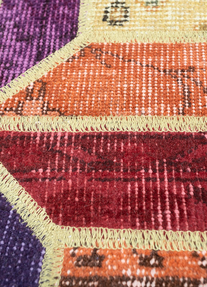 provenance multi wool hand knotted Rug - CloseUp