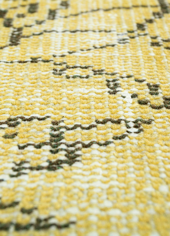 provenance multi wool hand knotted Rug - CloseUp