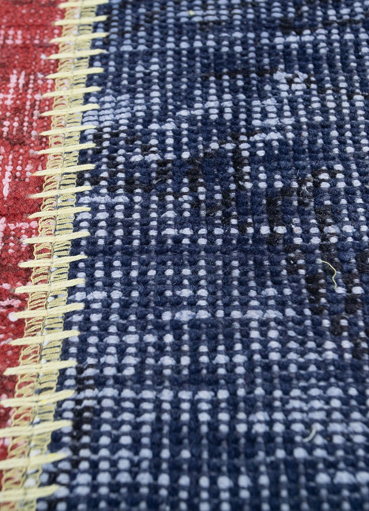 provenance multi wool hand knotted Rug - CloseUp