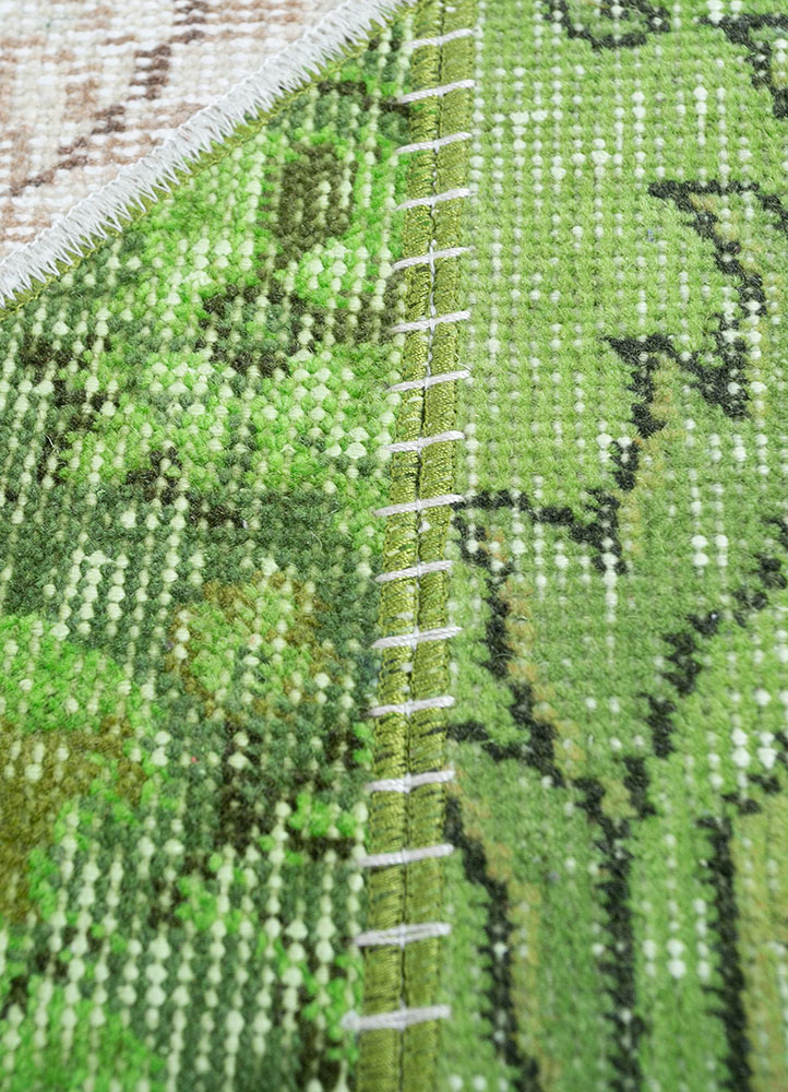 provenance multi wool hand knotted Rug - CloseUp