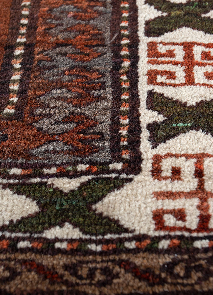 nuray blue wool hand knotted Rug - CloseUp