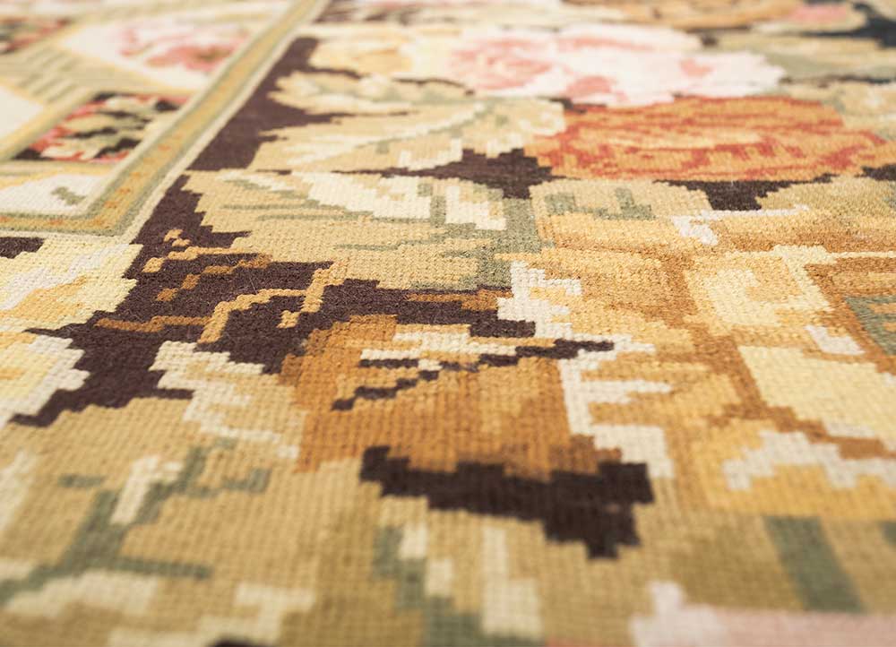 wall art green wool flat weaves WALL ART & TAPESTRY - CloseUp