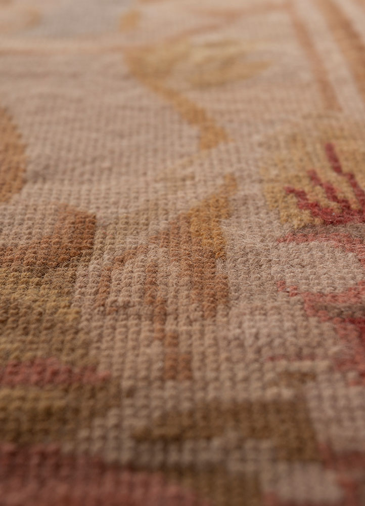 nayaab red and orange cotton flat weaves WALL ART & TAPESTRY - CloseUp