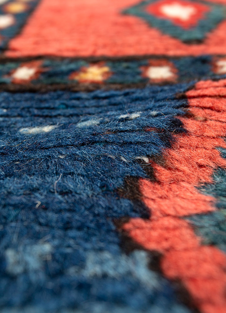 nuray ivory wool hand knotted Rug - CloseUp