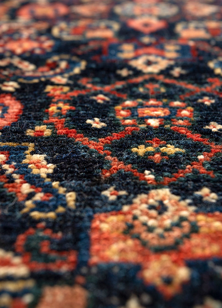 aalam ivory wool flat weaves Rug - CloseUp