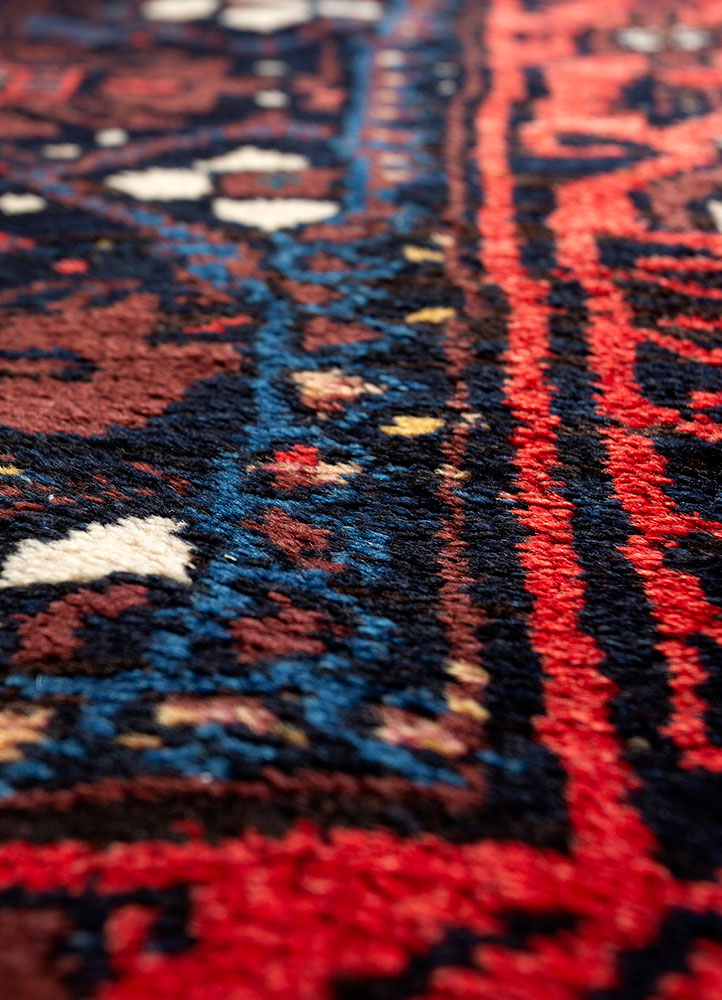 aalam beige and brown wool hand knotted Rug - CloseUp