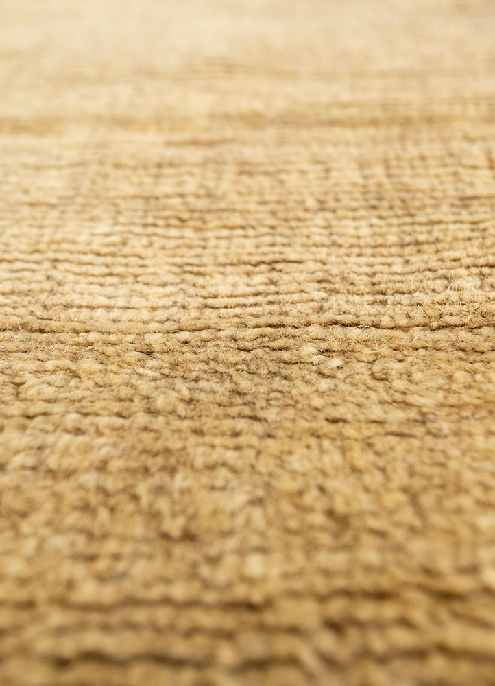 zuri blue wool hand knotted Rug - CloseUp