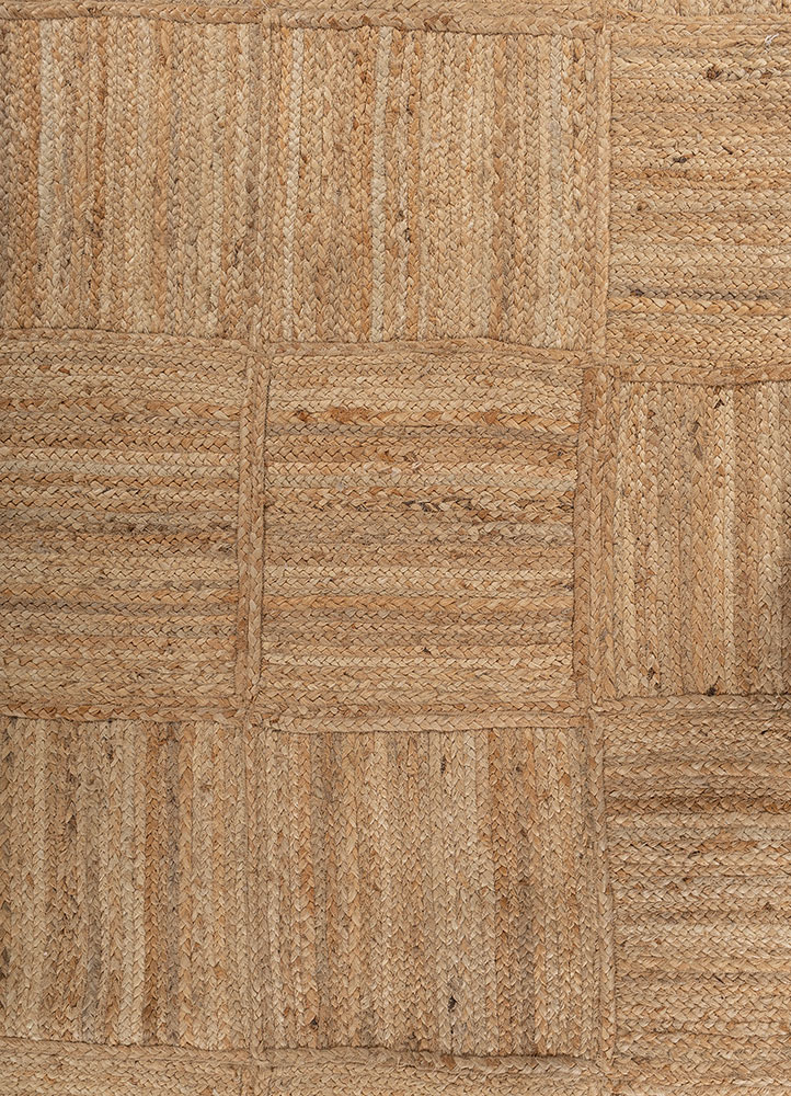 nomadic threads beige and brown jute and hemp flat weaves Rug - CloseUp
