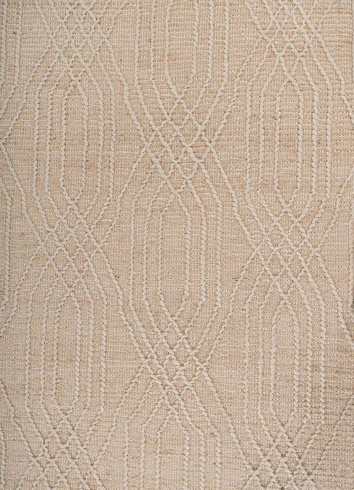 nomadic threads beige and brown jute and hemp flat weaves Rug - CloseUp