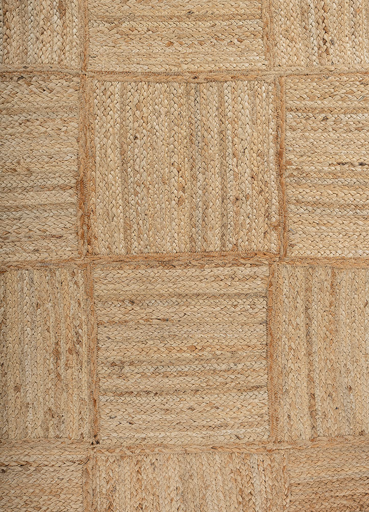 nomadic threads beige and brown jute and hemp flat weaves Rug - CloseUp