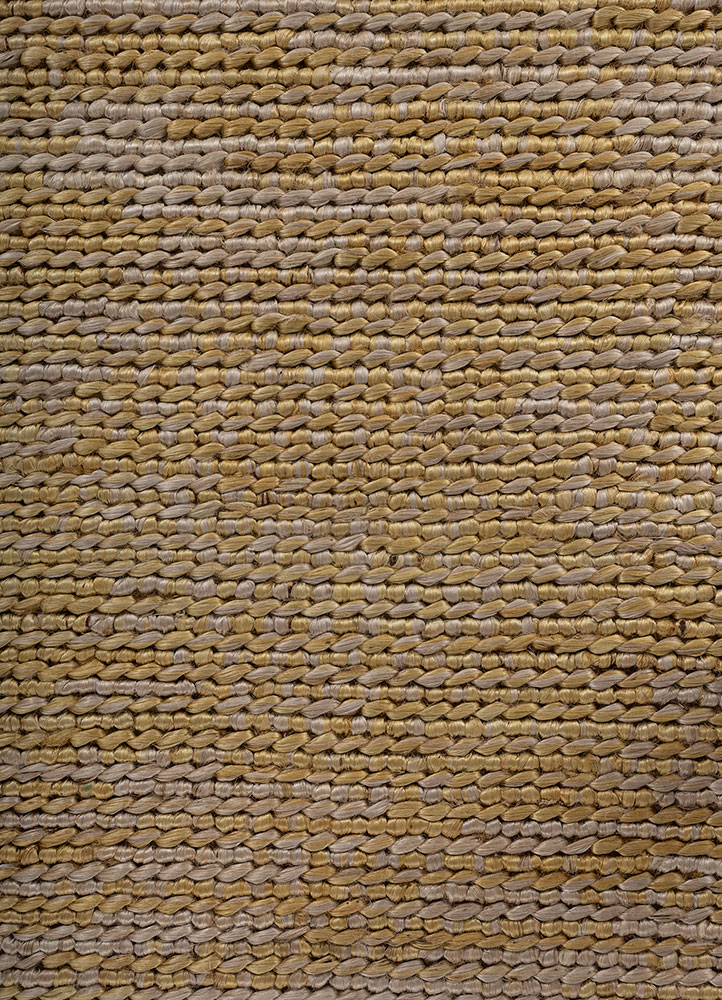 abrash ivory jute and hemp flat weaves Rug - CloseUp