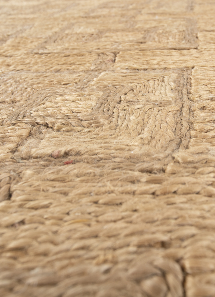 nomadic threads beige and brown jute and hemp flat weaves Rug - CloseUp