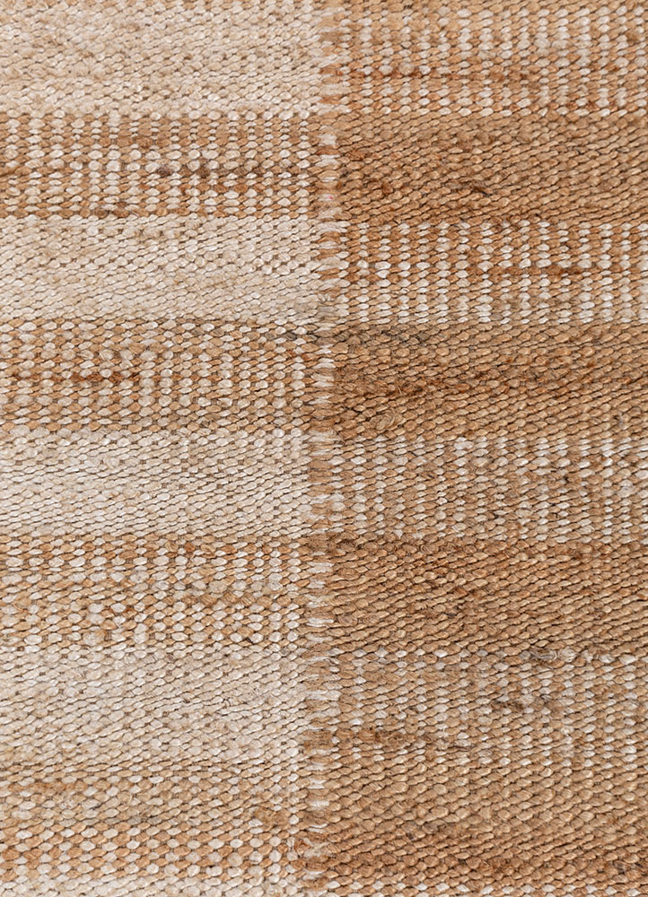 nomadic threads beige and brown jute and hemp flat weaves Rug - CloseUp