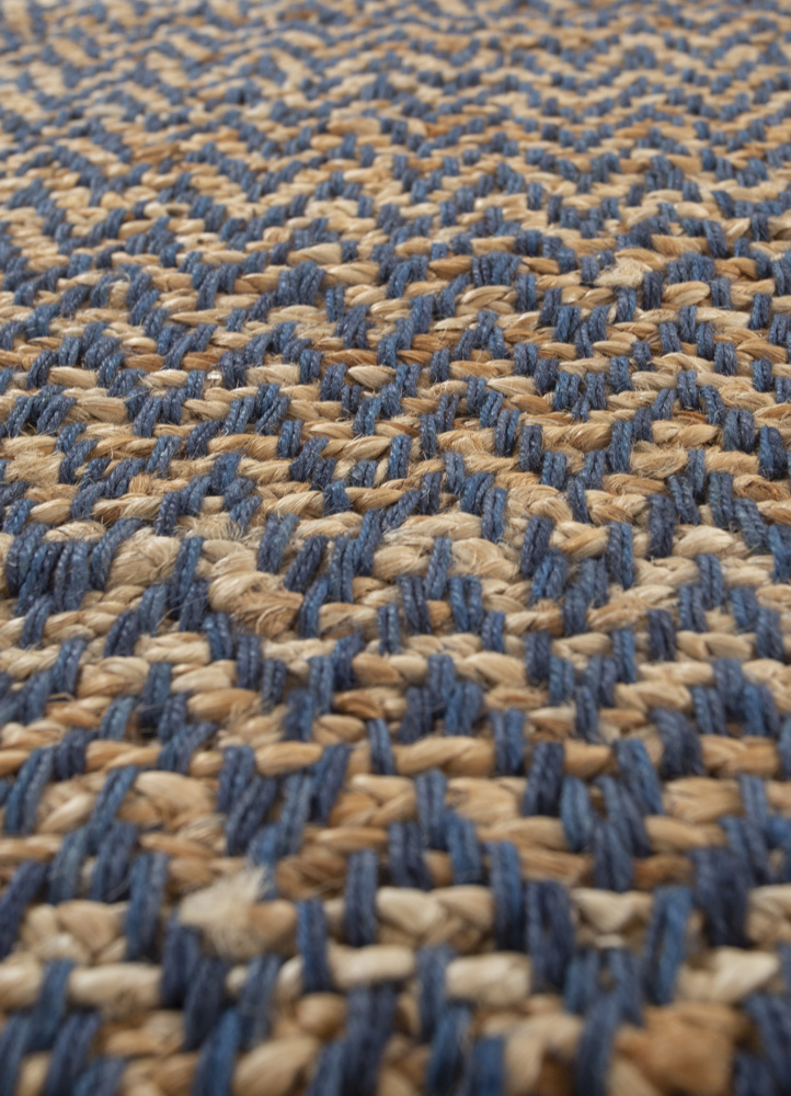 nomadic threads beige and brown jute and hemp flat weaves Rug - CloseUp
