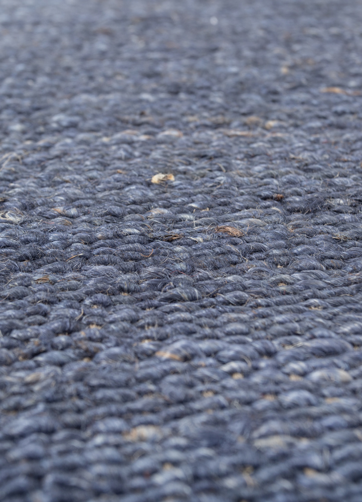 daaira blue jute and hemp flat weaves Rug - CloseUp