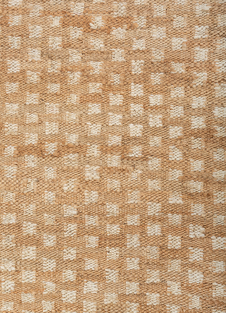 nomadic threads beige and brown jute and hemp flat weaves Rug - CloseUp