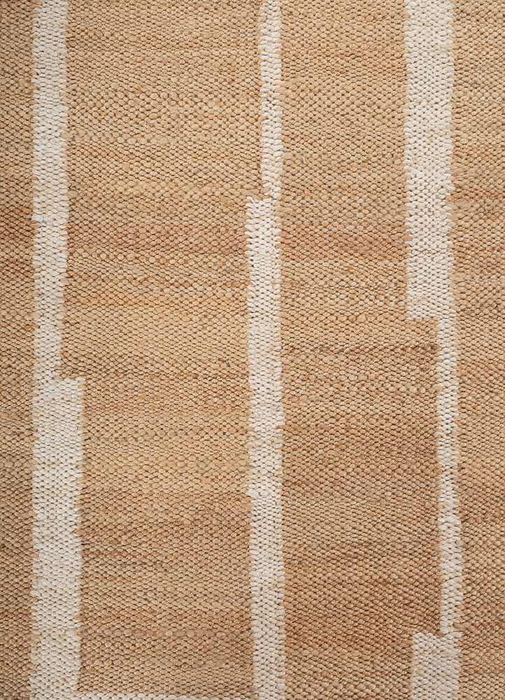 nomadic threads beige and brown jute and hemp flat weaves Rug - CloseUp