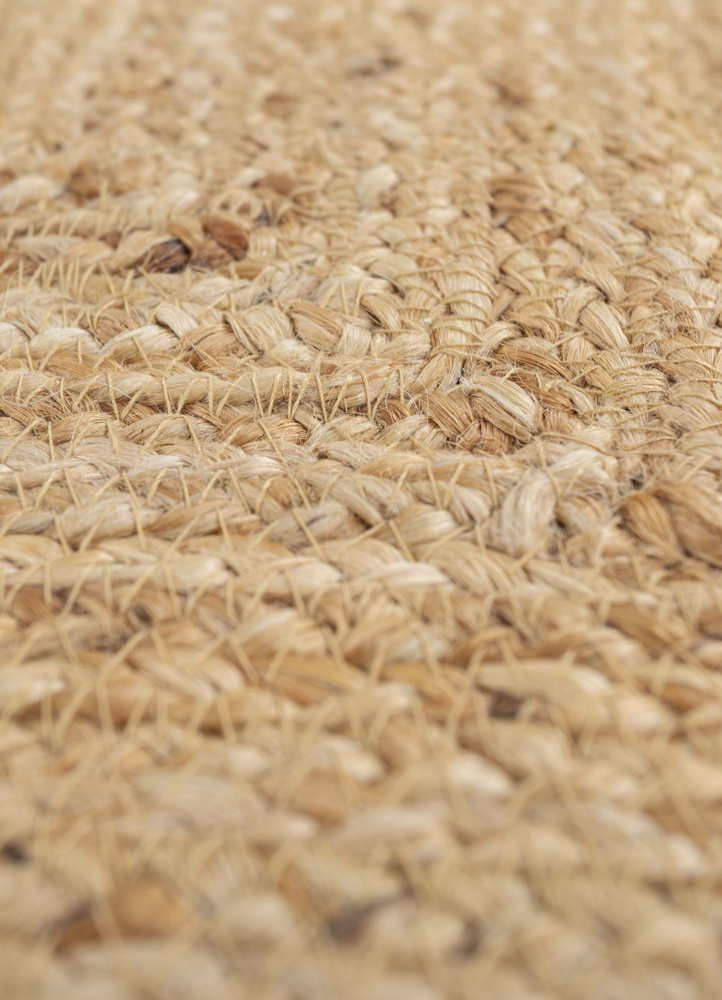 nomadic threads beige and brown jute and hemp flat weaves Rug - CloseUp