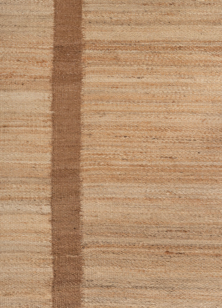nomadic threads beige and brown jute and hemp flat weaves Rug - CloseUp