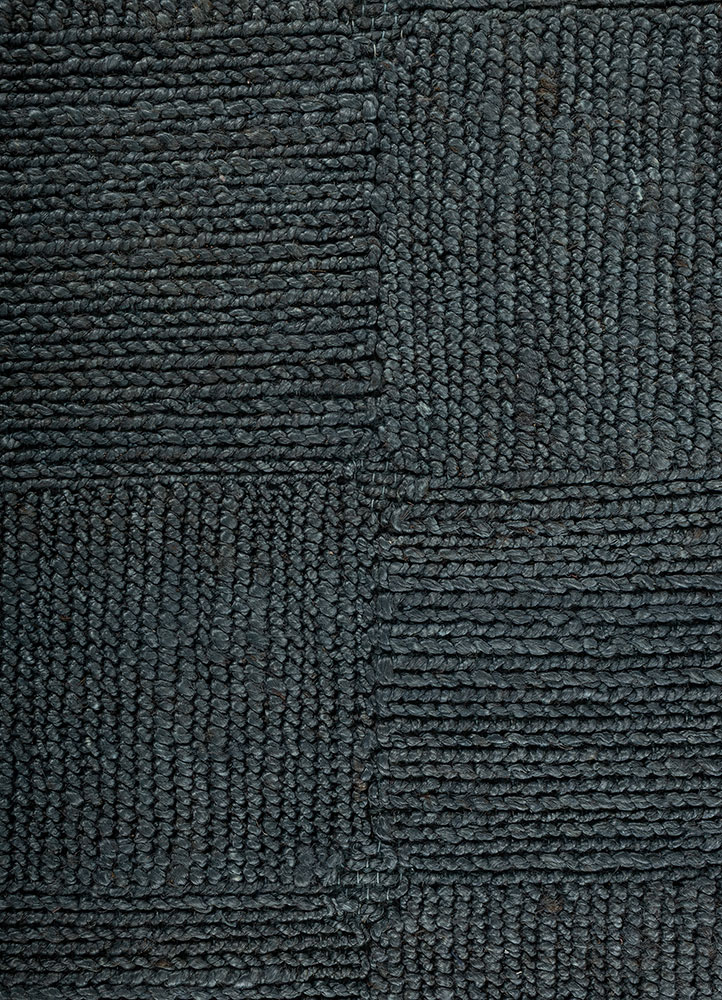 nomadic threads blue jute and hemp flat weaves Rug - CloseUp