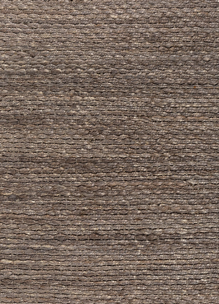 nomadic threads grey and black jute and hemp flat weaves Rug - CloseUp