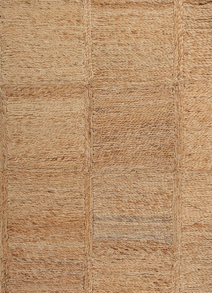 nomadic threads beige and brown jute and hemp flat weaves Rug - CloseUp