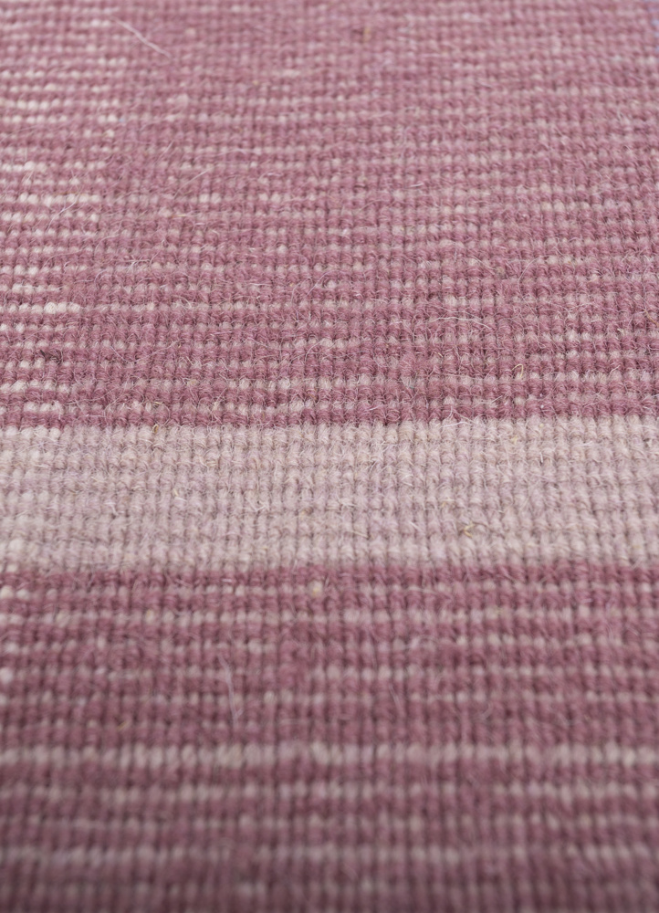 checkers pink and purple wool flat weaves Rug - CloseUp