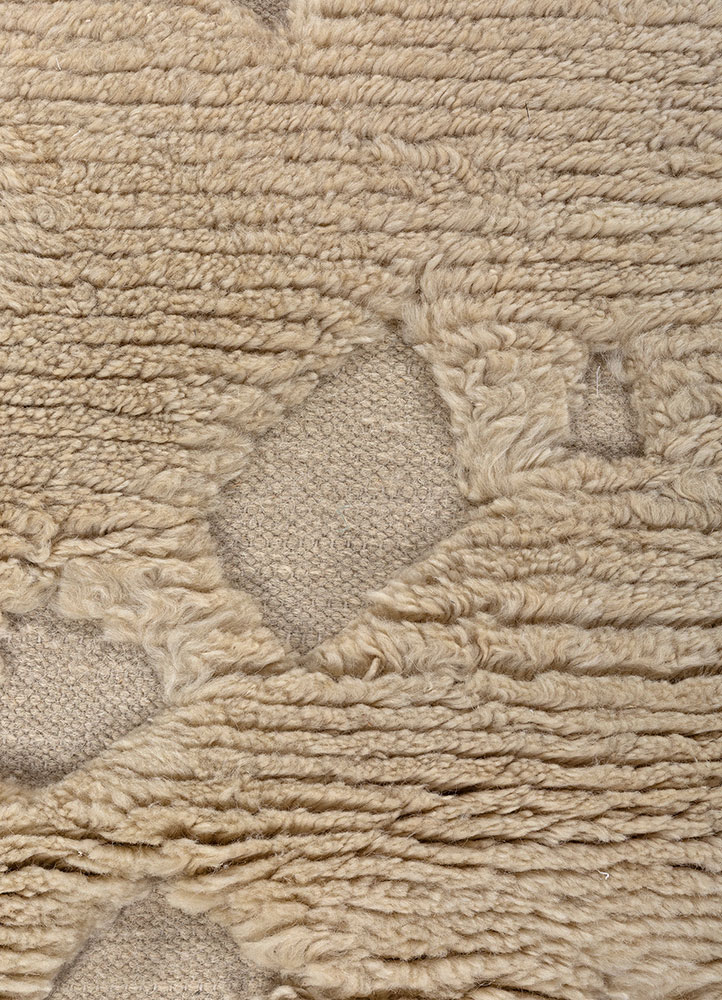 indusbar ivory wool flat weaves Rug - CloseUp