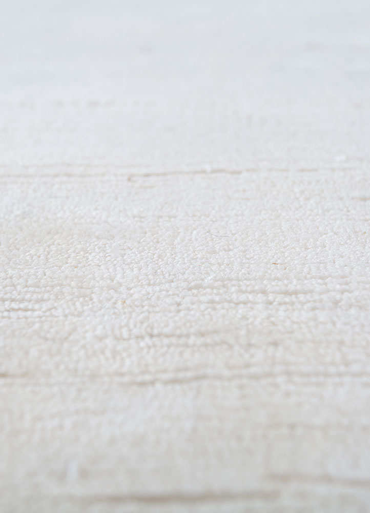 basis beige and brown viscose hand loom Rug - CloseUp
