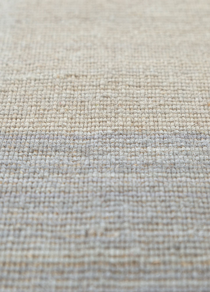 tesoro blue wool hand loom Rug - CloseUp