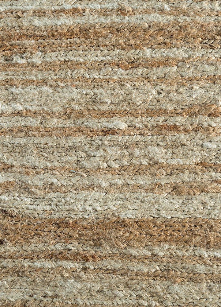 hula ivory jute and hemp hand knotted Rug - CloseUp