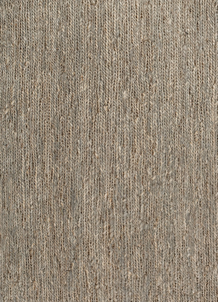hula blue jute and hemp hand knotted Rug - CloseUp