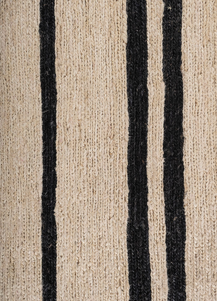 hula gold jute and hemp hand knotted Rug - CloseUp