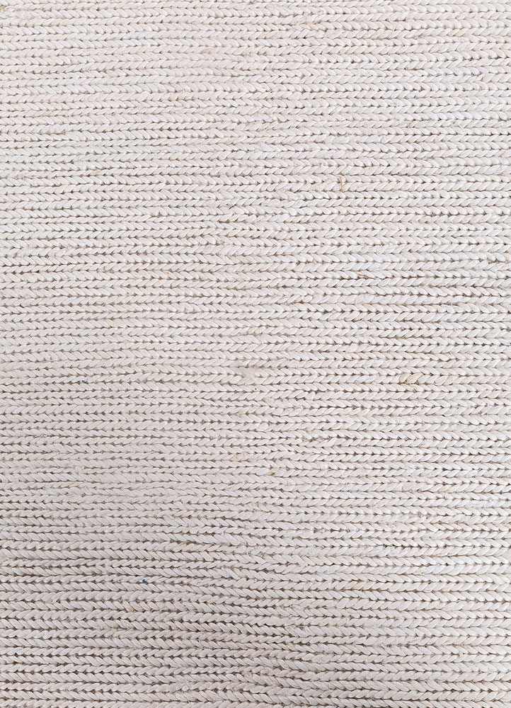 hula ivory jute and hemp hand knotted Rug - CloseUp