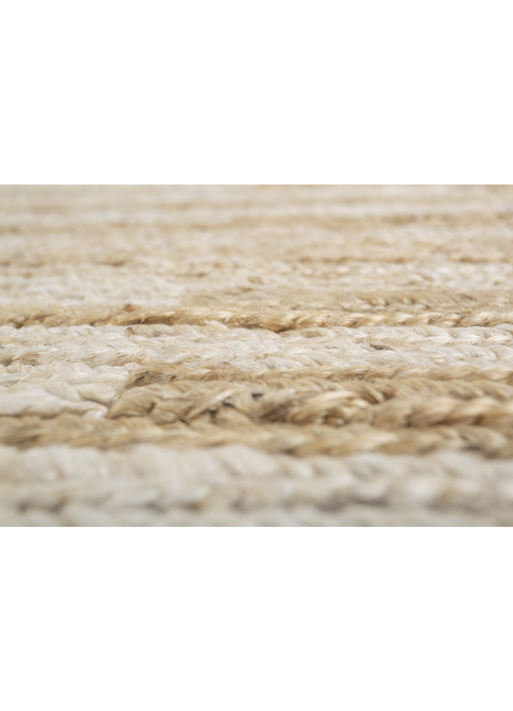 hula ivory jute and hemp hand knotted Rug - CloseUp